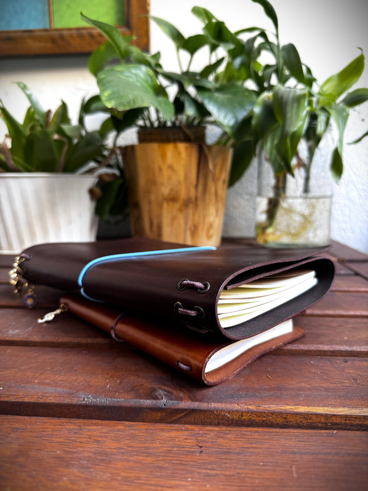 creative workshop leather cover journal book