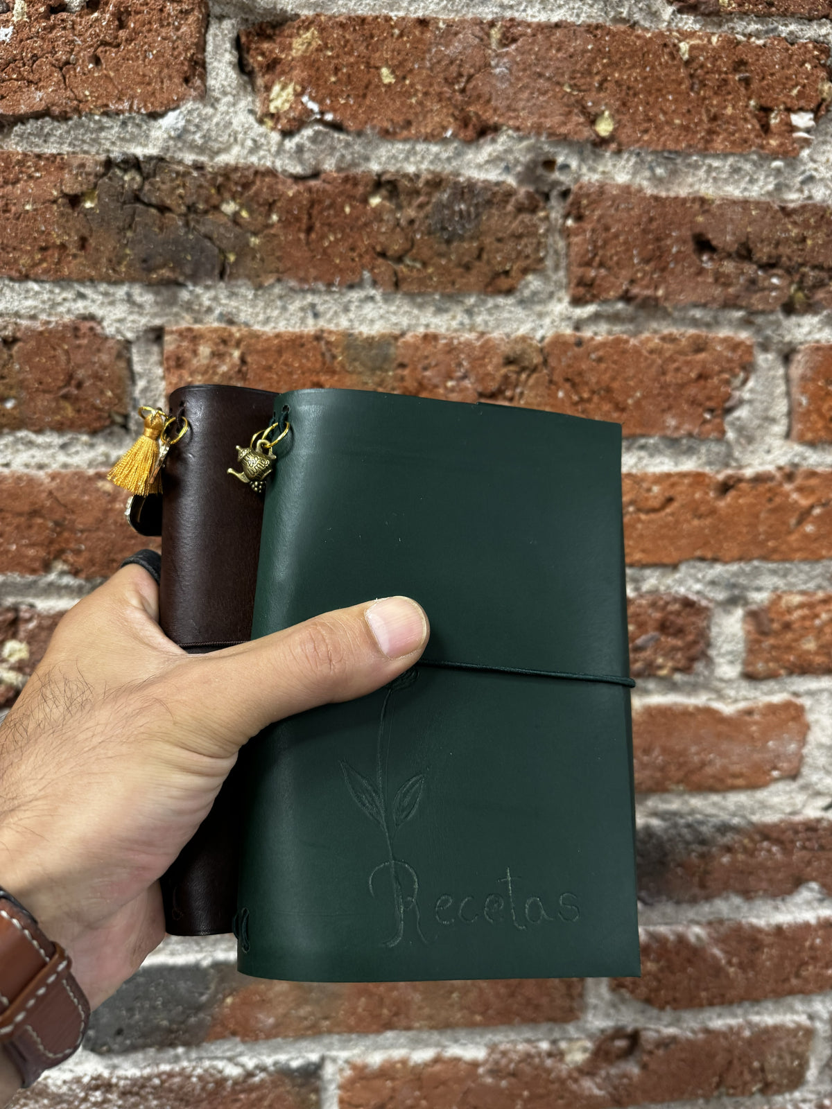 creative workshop leather cover journal book