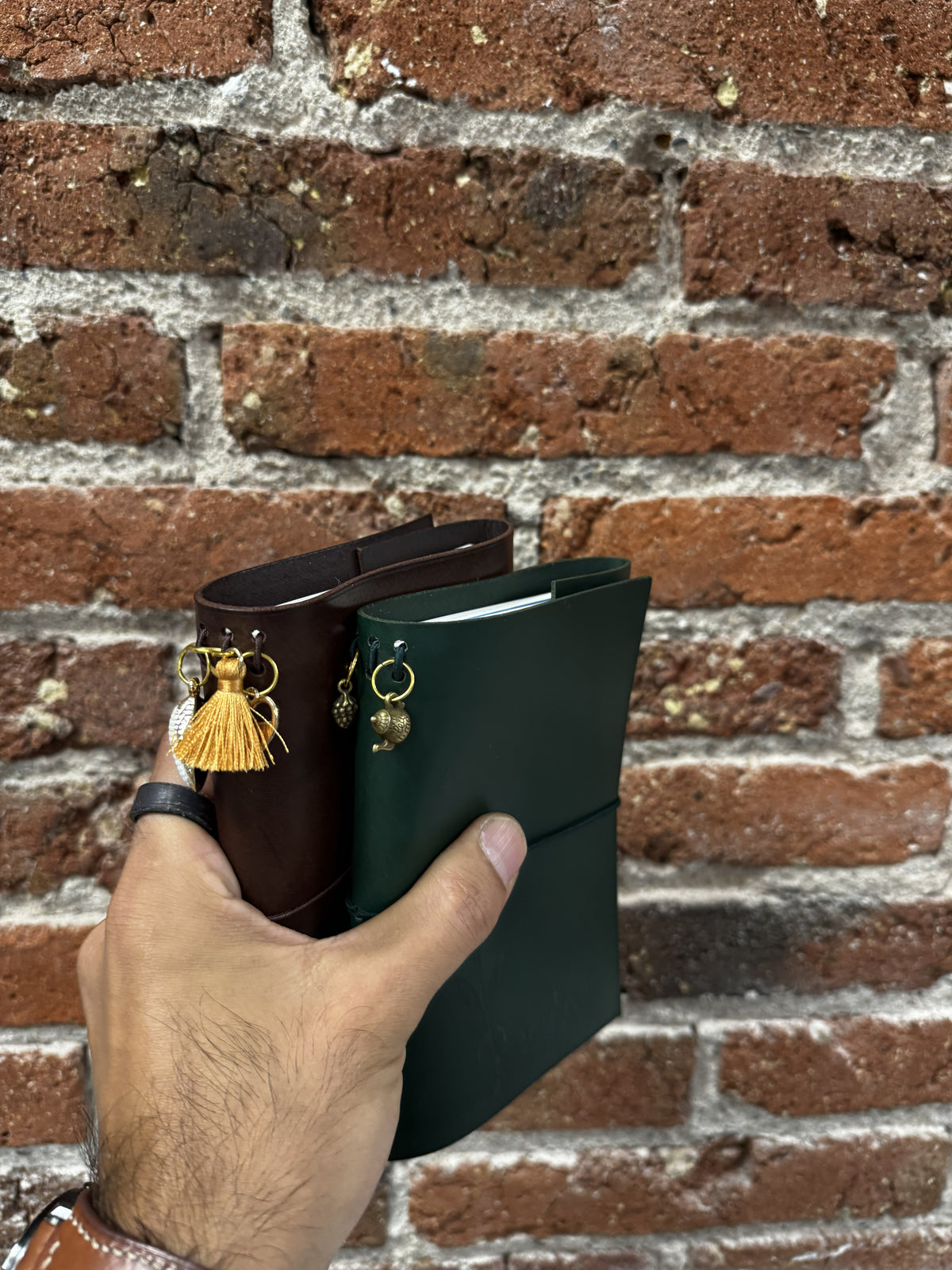 creative workshop leather cover journal book