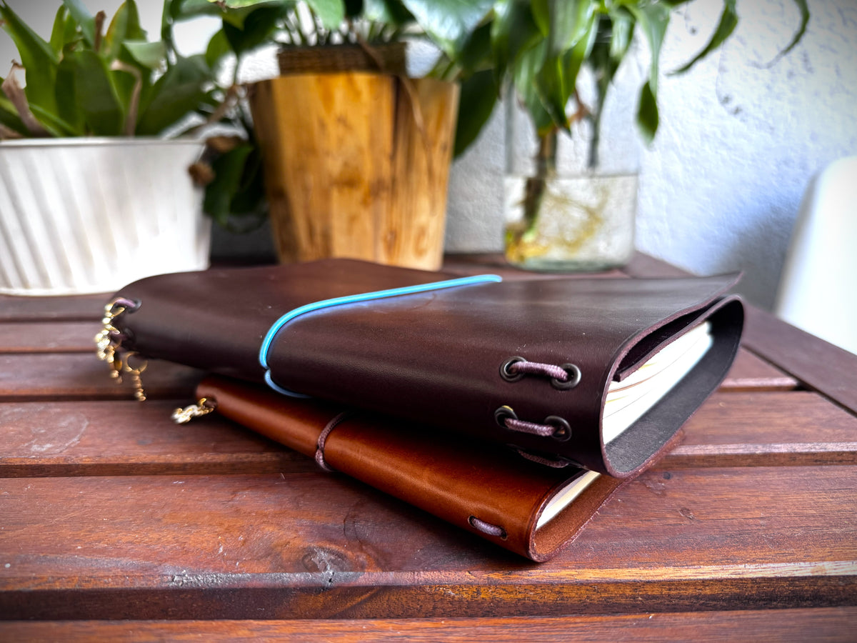 creative workshop leather cover journal book
