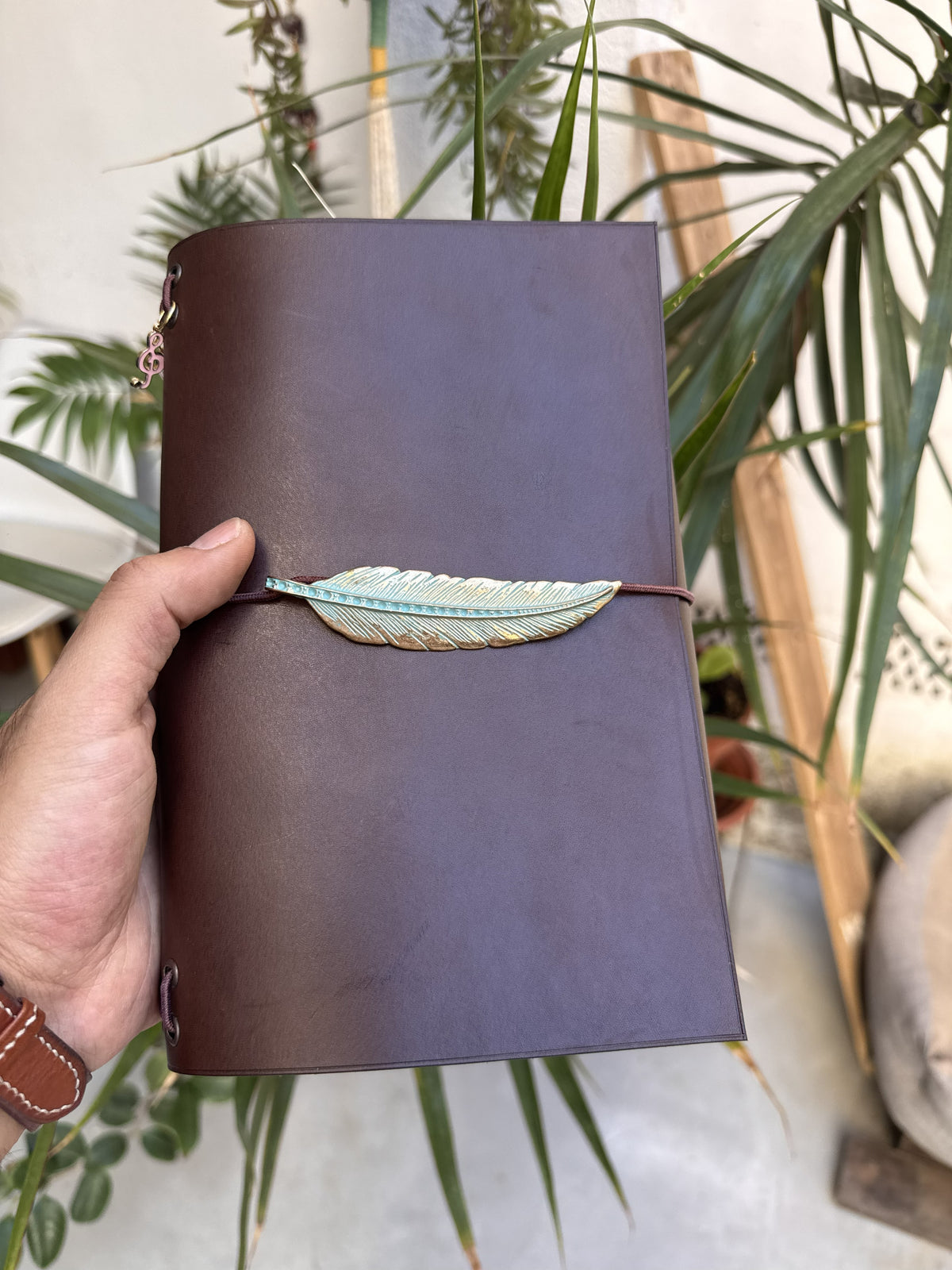 creative workshop leather cover journal book