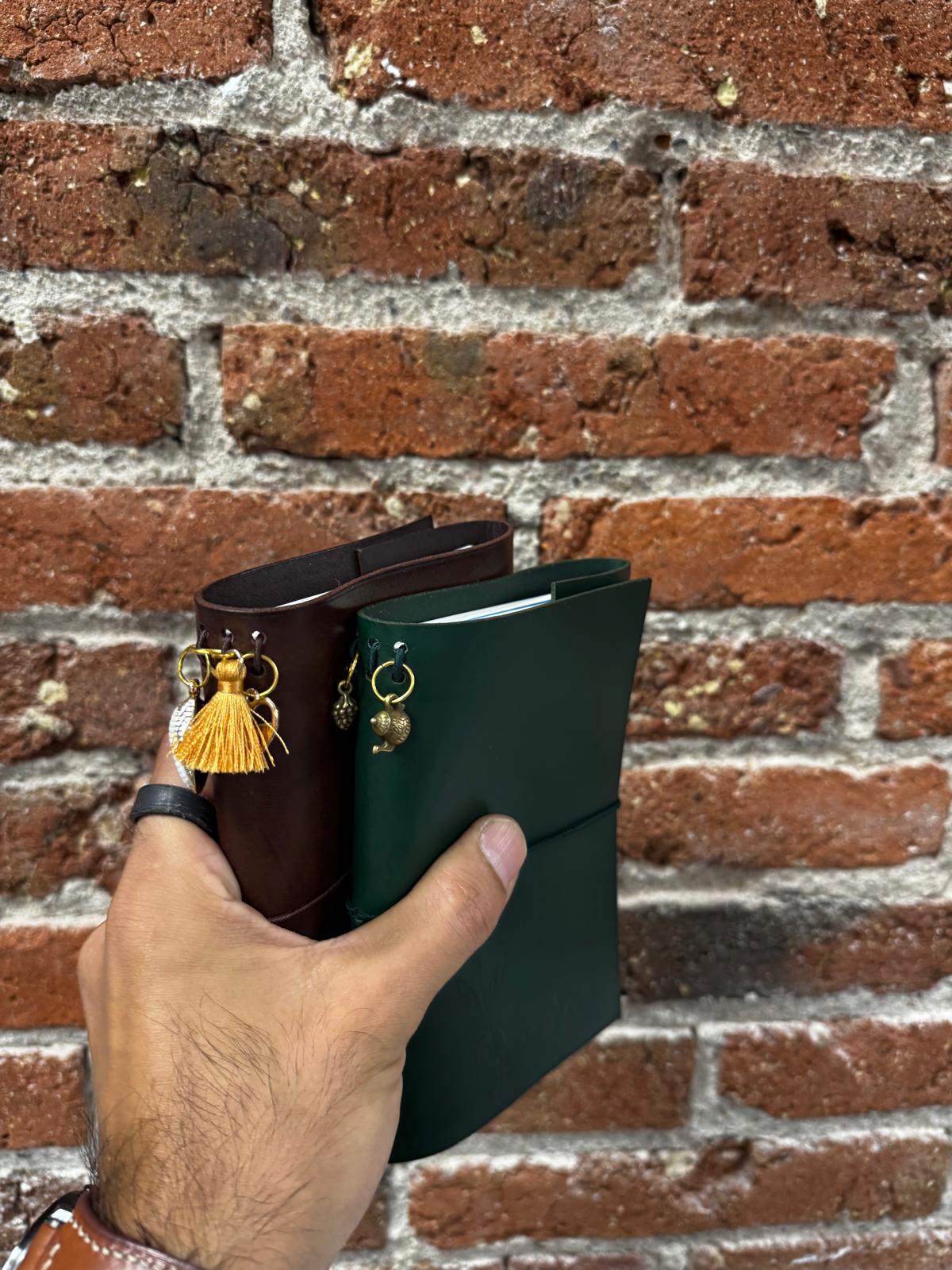 creative workshop leather cover journal book