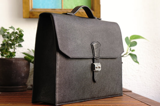 maletín para hombre de cuero para portátil 