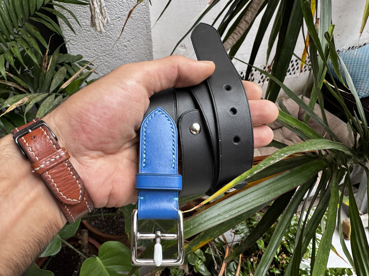 Cinturón Plegable de Viaje Artesanal en Cuero