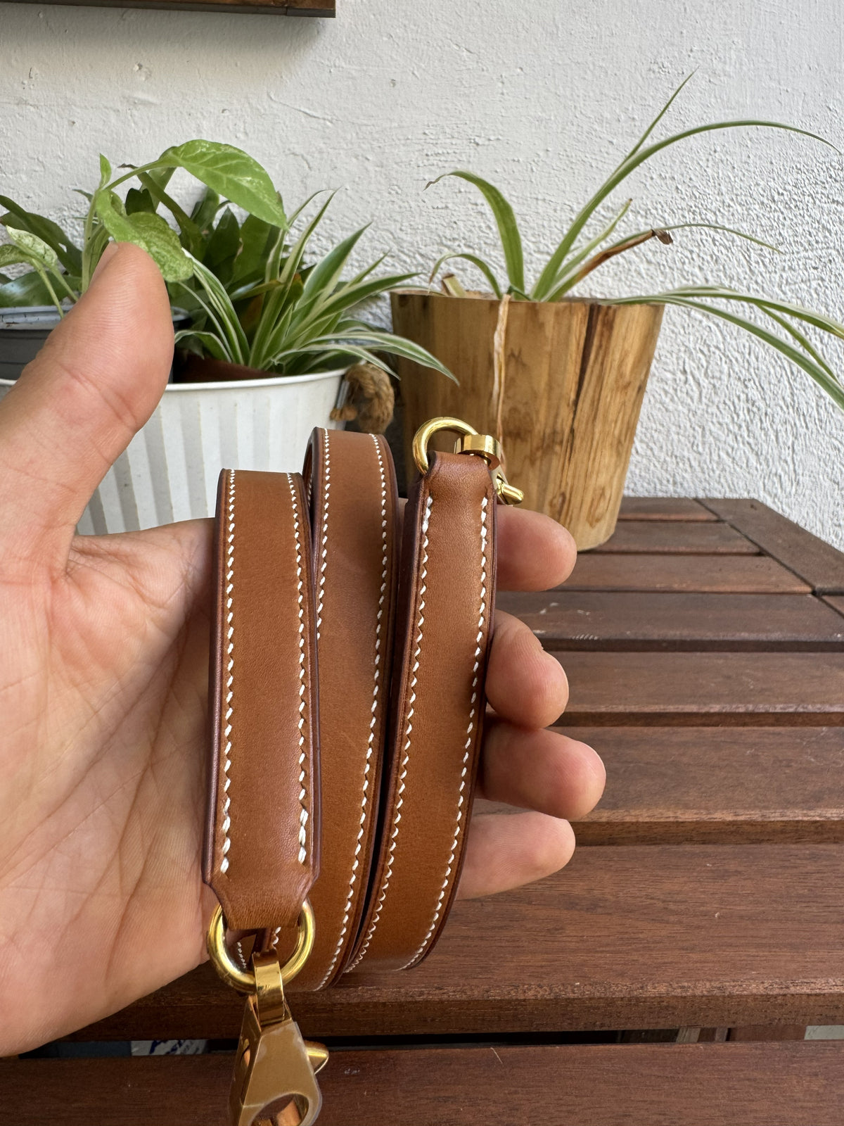 Correa de Cuero personalizada para Bolso Hecha a Mano/kelly bag